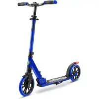 OEM Kinderstep - 2-Wiel Kinderstep met Verstelbaar T-Bar Stuur - Aluminium Antislip Dek - Draagbare Opvouwbare Step voor Kinderen, Tieners met Draagriem