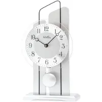 AMS Kwarts Tafelklok met slinger T1258 - nieuwe collectie - 25 cm hoog