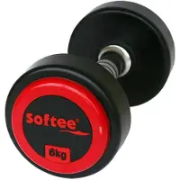 Softee Pro-sport 6kg Dumbbell Rood,Zwart 6 kg