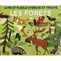 WHITE STAR LES FORETS LIVRE ET PUZZLE CHERCHE ET TROUVE (36 PIECES)