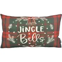 Gek op kussens! Jingle bells long | 30 x 50 cm | kussenhoes | katoen/linnen