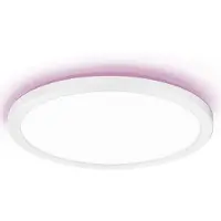 Osram Slimme plafondlamp SMART+ WiFi ORBIS ULTRA SLIM, wit / opaal, Woon-/ Eetkamer, Kunststof, Modern, Slimme plafondlamp
