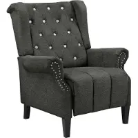 Loft 24 Aura-Relaxfauteuil Antraciet Belfast Stof