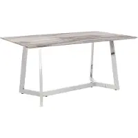 Notio Living Eettafel-160 - Marmerlook