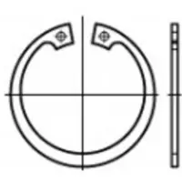 Toolcraft TO-5381520 Zekeringsringen 70 mm DIN 472 Verenstaal 50 stuk(s)
