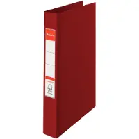 Esselte Vivida Duurzame Kunststof 2-Rings Ringband voor 190 A4 Vel - Rugbreedte van 42mm - Bordeaux