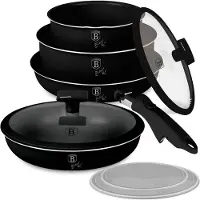Berlinger Haus BH8257: Set kookgerei in matzwart