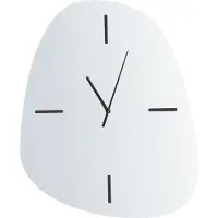 Beliani ALMANSA - Wandklok - Zilver - Glas