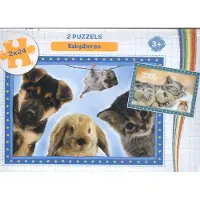 Rebo Productions Legpuzzels Babydieren Junior 48 Stukjes