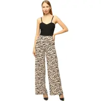 HOME STORE Jumpsuit crème / zwart