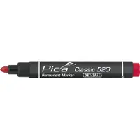 PICA Permanente Marker Dry-Safe Classic 1-4 mm Rond Rood