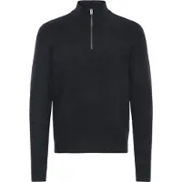 Casual Friday Trui ' CFHEINE halfzip ' donkerblauw