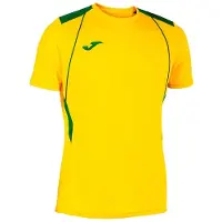 Joma Championship Vii T-shirt Met Korte Mouwen Geel 5-6 Years Jongen