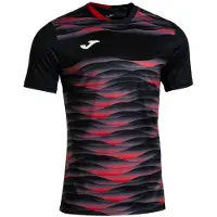 Joma Tiger Vii Short Sleeve T-shirt Zwart 9-10 Years Jongen