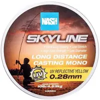 Nash Highline 1000 M Monofilament Transparant 0.280 mm