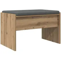 vidaXL Hallenbank Artisan Eiken 63 x 38 x 40 cm