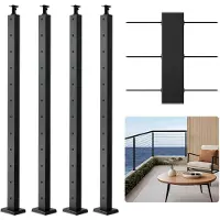 Vevor 4-pack kabelleuningpalen