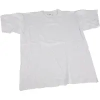 Packlinq T-shirts, B: 42 cm, afm 9-11 jaar, ronde hals, 145 gr, wit, 1 stuk