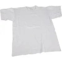 Packlinq T-shirts, B: 36 cm, afm 5-6 jaar, ronde hals, 145 gr, wit, 1 stuk