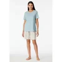 Schiesser Pyjama Women 181235 Bluebird-Maat 40