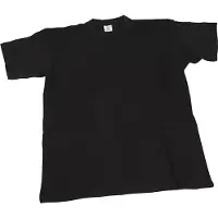 Packlinq T-shirts, B: 42 cm, afm 9-11 jaar, ronde hals, 145 gr, zwart, 1 stuk