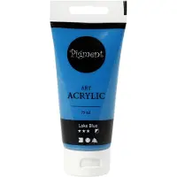 Packlinq Acryl Verf, semi-glanzend, semi-dekkend, lake blue, 75 ml/ 1 fles