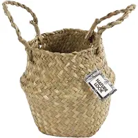 Packlinq mand van zeegras, H: 7/15 cm, d 16 cm, 1 stuk