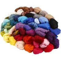 Packlinq Merino Wol, 21 micron, kleuren assorti, Zuid-Amerika, 20x20gr