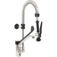 Monolith - Professionele Horeca kraan - Voorspoeldouche - mengkraan - RVS / INOX spoelkraan - 25x14x45 cm (DxBxH) - 4 kg - 6791