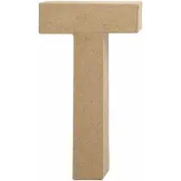 Packlinq Letter, T, H: 20,5 cm, B: 11 cm, dikte 2,5 cm, 1 stuk
