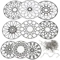 Packlinq Mobielen met motief, mandala, d: 12+15+18 cm, 300 gr, 20sets