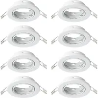 Eglo Agulo inbouwspot - 10x - Ø86 - GU10 - Wit