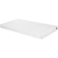 Vente-unique Set 90 x 190 cm lattenbodem + matras van schuim van 15 cm dik - DANAE II van YSMÉE