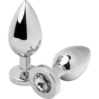 Metal hard | Metalhard Anal Plug Diamond Clear Small 5.71cm