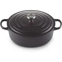 Le Creuset Signature Lage Braadpan Mat Zwart Ø 30cm 6,20l