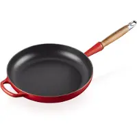 Le Creuset Signature Koekenpan met houten handvat Kersenrood Ø 28cm 2,6L