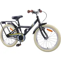 vidaXL Kinderfiets 24 Inch voor 8-12 jaar oud Zwart