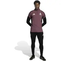 Adidas Real Madrid Trainingspak 1/4-Zip 2025-2026 Paars Zwart Wit