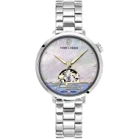 Pierre Lannier Analoog horloge 'Australe' wit
