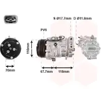 VAN WEZEL 1700K384 Aircopomp