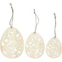 Packlinq Ornamenten, H: 8+10+12 cm, B: 6+7,5+9 cm, dikte 3 mm, 3 stuk/ 1 doos