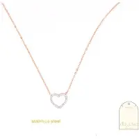 Go Dutch Label Collier Sparkly Heart Goud