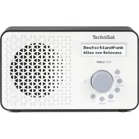 Technisat Viola 200 portable DAB en FM-radio - wit/zwart