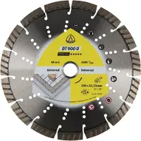 Klingspor 325045 DT 900 U Special Diamanten doorslijpschijf Diameter 230 mm Boordiameter 22.23 mm Bouwmaterialen, Beton, universeel, Oud gewapend beton,