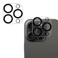 IMoshion Camera Protector Glas 2 Pack voor de Apple iPhone 16 Pro - Zwart