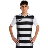 Joma Europa V T-shirt Met Korte Mouwen Wit S Man