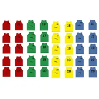 Softee Numbered 16-20 Trainingsvest 5 Eenheden