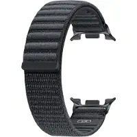 Samsung Galaxy Watch 8 Series Nylon Bandje Donkergrijs S/M
