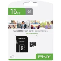 PNY Micro SD Memory Card with Adaptor Performance Plus C10