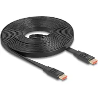 DeLOCK 81004 HDMI-kabel HDMI Aansluitkabel HDMI-A-stekker 5 m Zwart 8K UHD, Vergulde steekcontacten, eARC